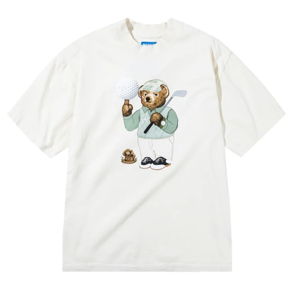 Market Studios Par 5 Bear Tee NWT Small